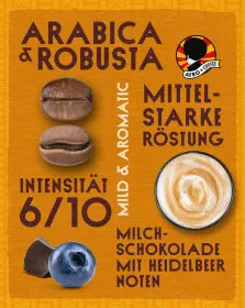 Mild & Aromatic Kaffeekapseln, Bio, Fairtrade 10 Stück